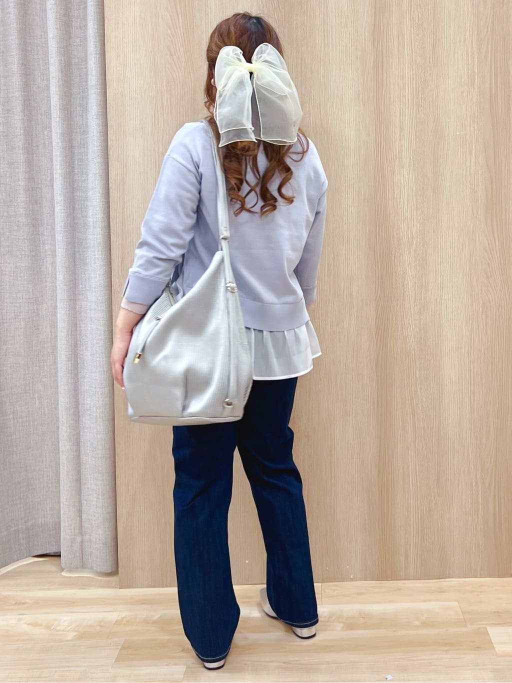 みことさんの「grove｜【選べる着丈】大人のためのストレートデニムパンツ」を使ったコーディネート
