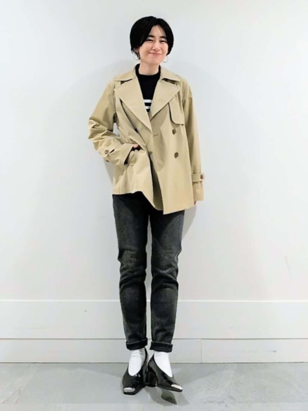 ミズタさんの「UNTITLED｜【洗える】ミラノリブニット」を使ったコーディネート