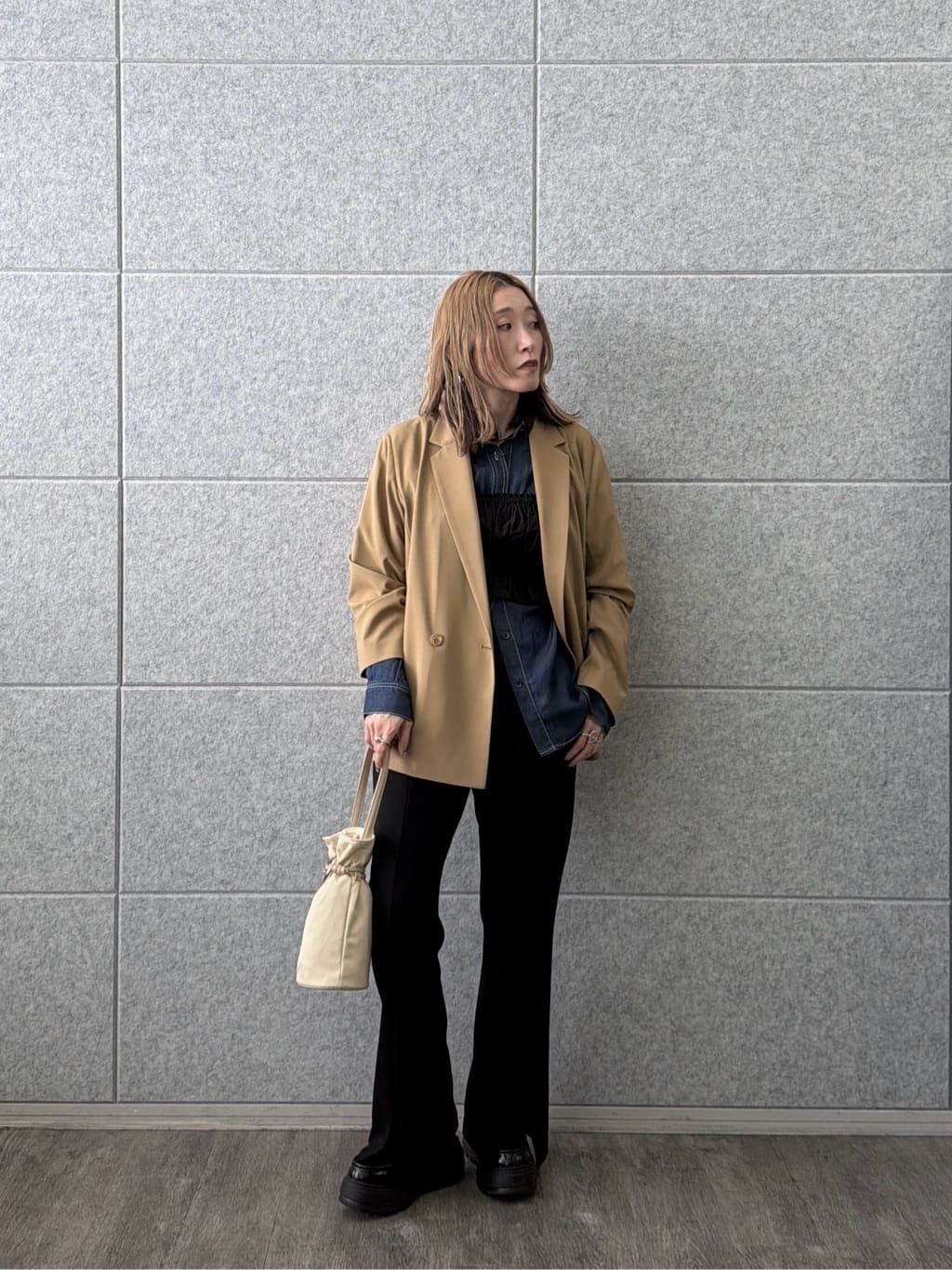 kotakiさんの「INDIVI｜Comfy SET UP｜ダブルブレストイージージャケット【セットアップ対応／通勤／カセット服／接触」を使ったコーディネート