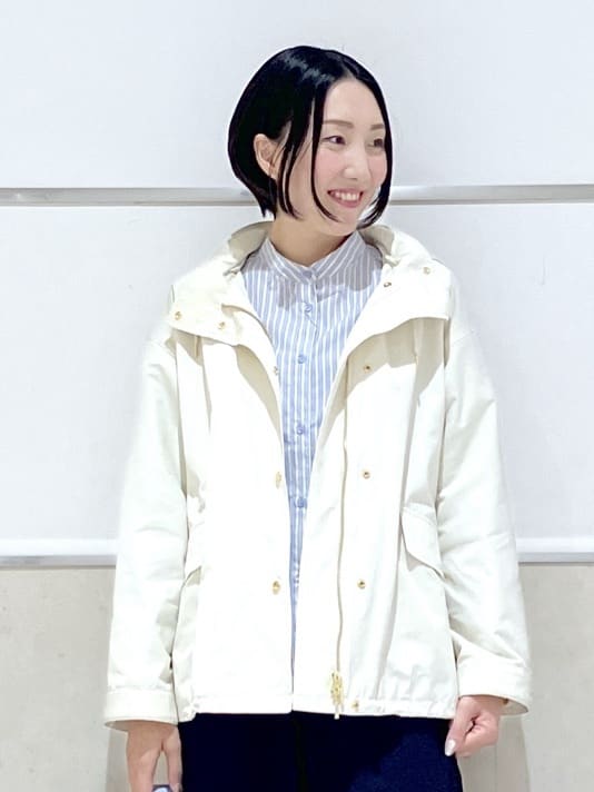 eriko さんの「Dessin｜【洗える】バルーンスリーブバンドカラーシャツ」を使ったコーディネート