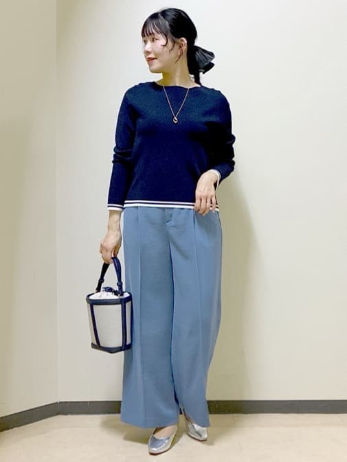  beni_gingerさんの「Reflect｜【セットアップ可】ダブルジャカードニットプルオーバー」を使ったコーディネート