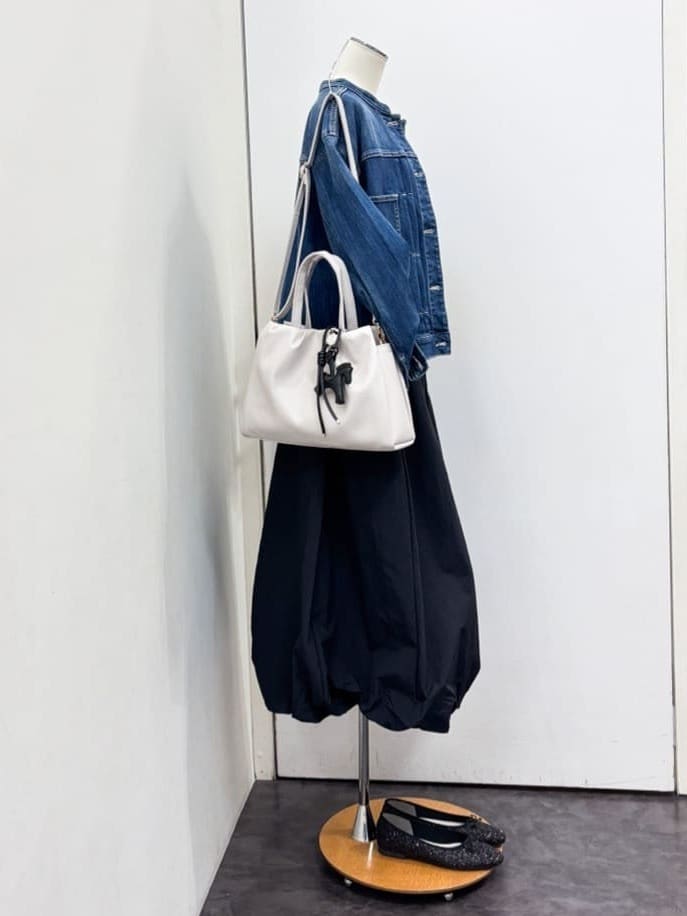 yukariさんの「grove｜着心地軽やか、動きやすいストレッチデニムジャケット」を使ったコーディネート