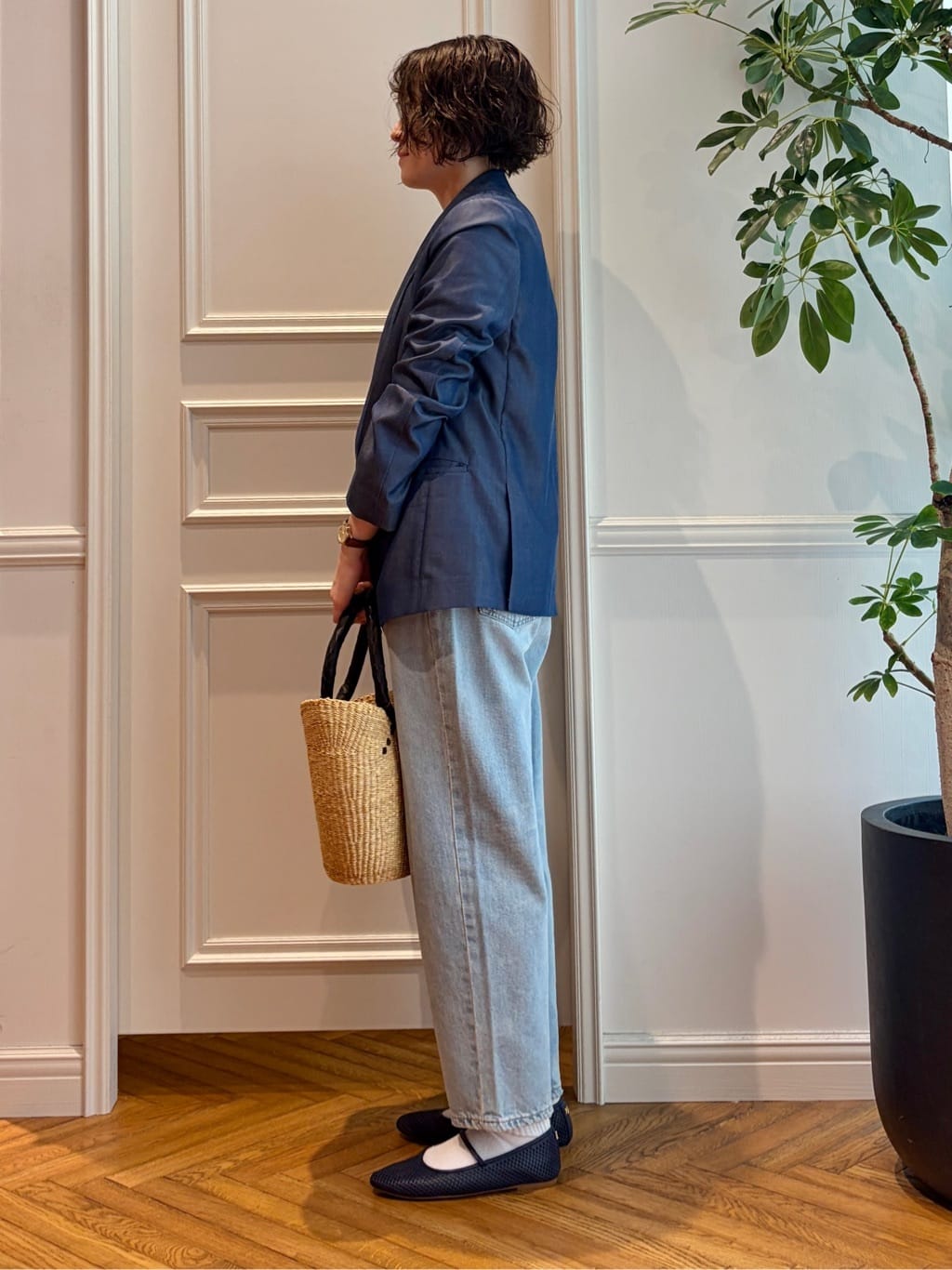 nakaoさんの「DRESSTERIOR｜◆AFRICAN SQUARE（アフリカンスクエア）ブルキナバスケット」を使ったコーディネート