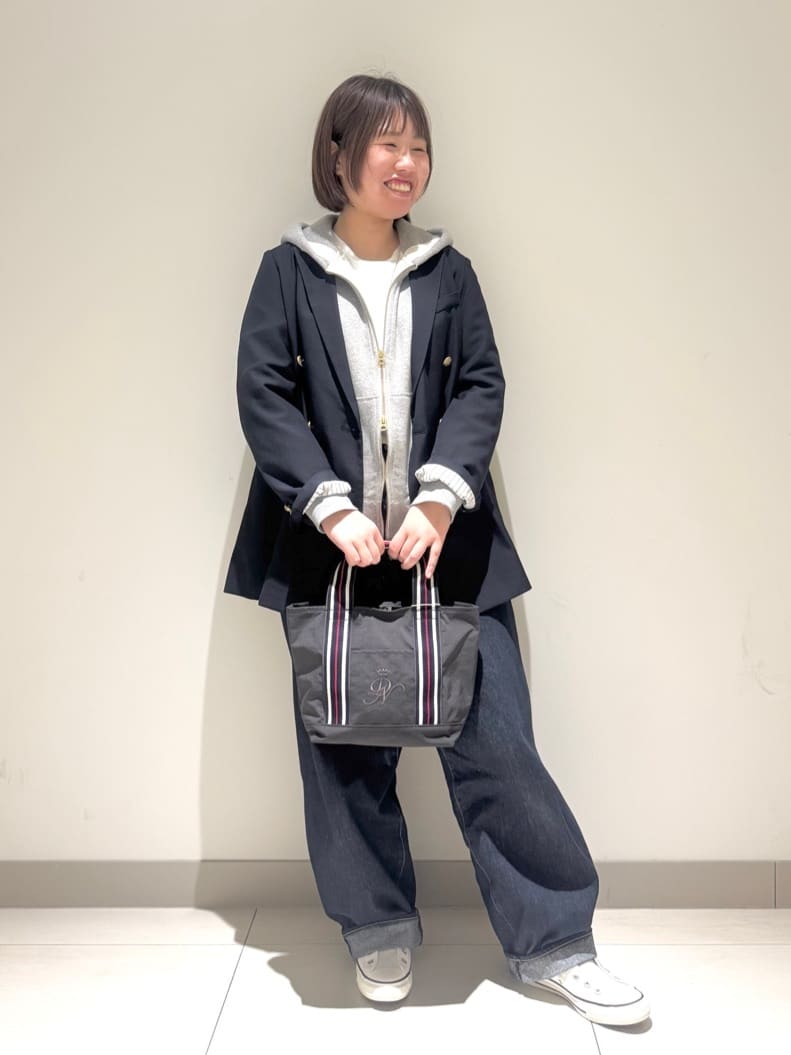 Liriさんの「Dessin｜【洗える】ワイドカーブシルエット12OZデニム」を使ったコーディネート