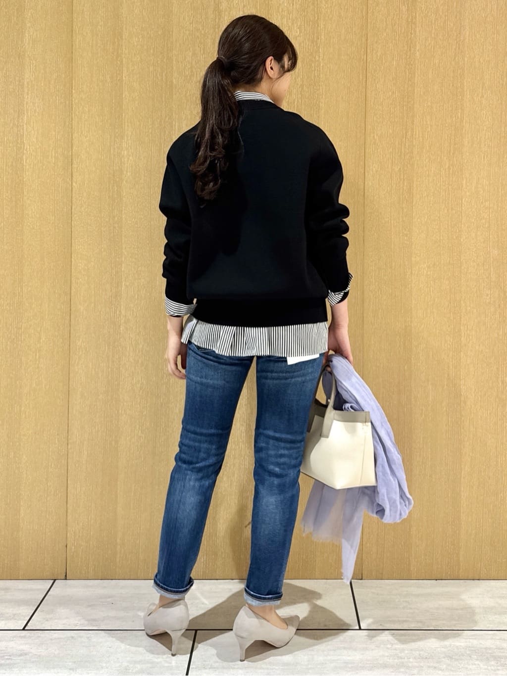 nanaさんの「UNTITLED｜【Healthy DENIM&times;UNTITLED】別注 R Mrytle（リマートル）テーパードデニム」を使ったコーディネート