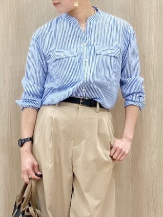 Keiさんの「grove｜お仕事も普段も。今どきワークシャツブラウス」を使ったコーディネート