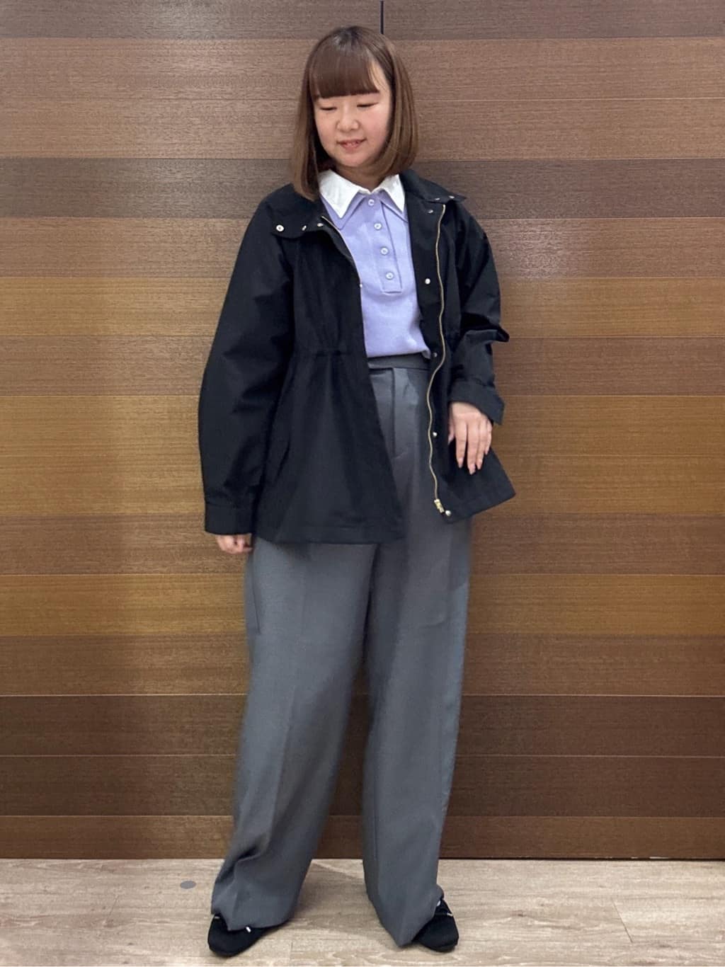 yumeさんの「OPAQUE.CLIP｜撥水スタンドZIPブルゾン【洗濯機OK／UVケア／花粉対応】」を使ったコーディネート
