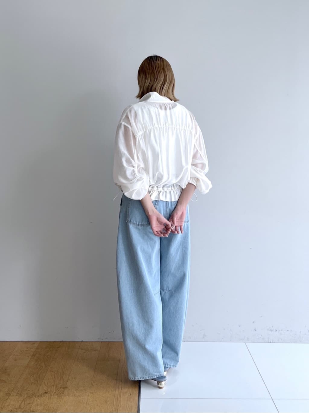 Harukaさんの「INDIVI｜シアーシャーリングブルゾン」を使ったコーディネート