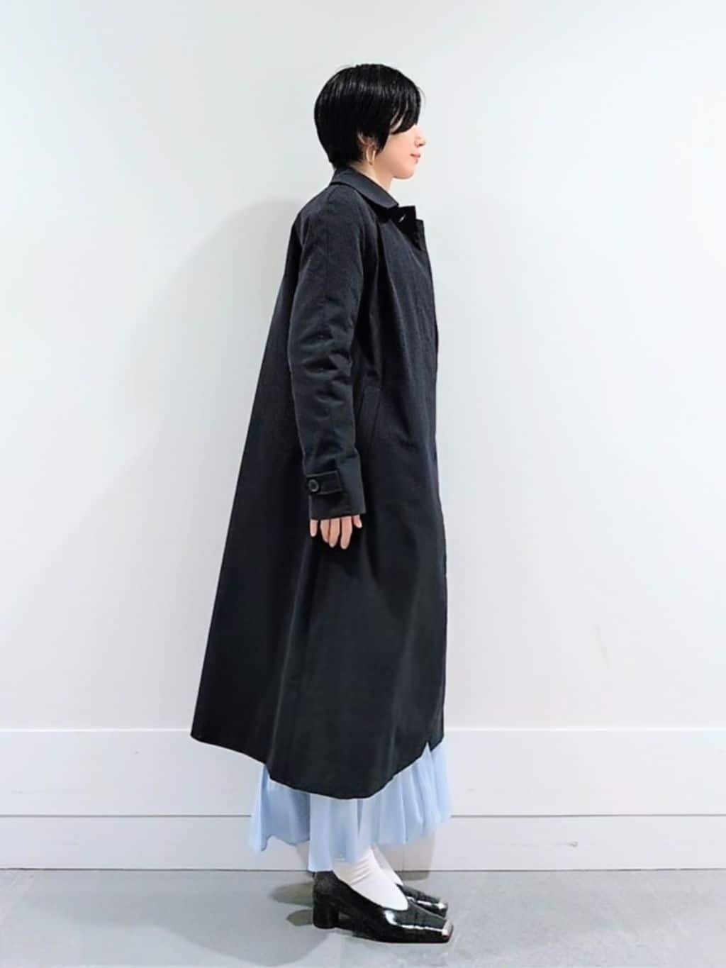 ミズタさんの「UNTITLED｜◆【はっ水/洗える】タスランステンカラーコート」を使ったコーディネート