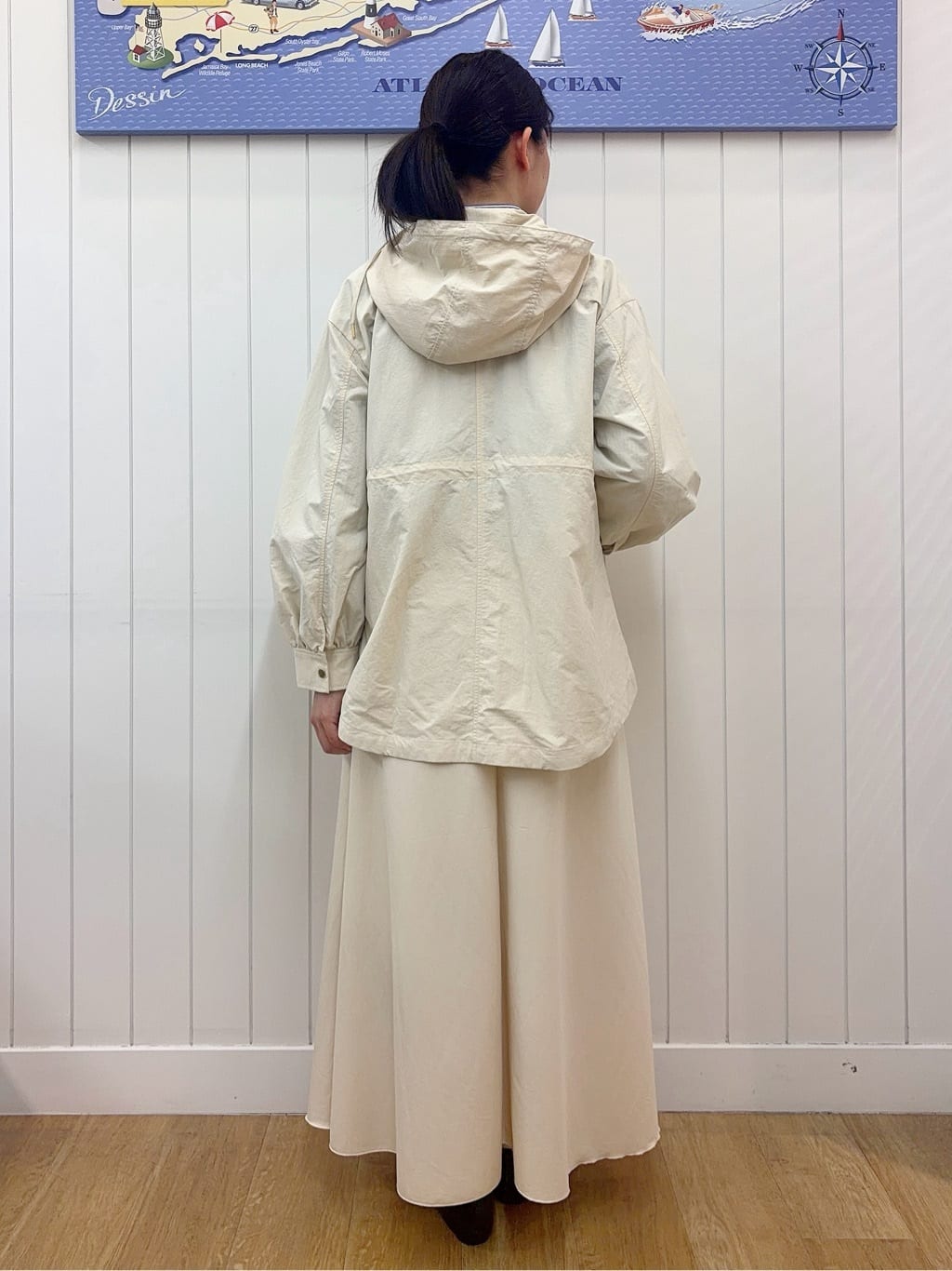 Mayaさんの「Dessin｜【洗える】フリルシャツブラウス」を使ったコーディネート