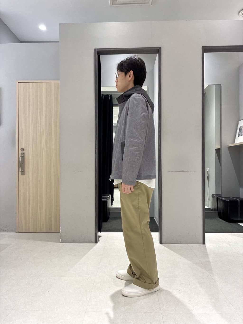 わいずみさんの「TAKEO KIKUCHI｜2WAYアクティブ ライト ブルゾン」を使ったコーディネート