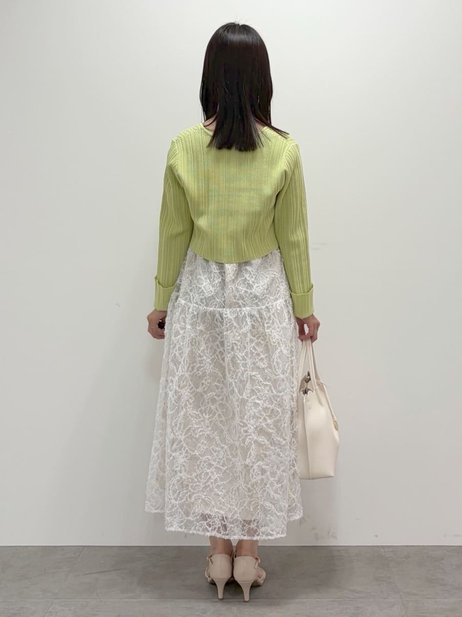 kozuさんの「index｜《ツインセット》カーディガン&times;ニットドッキングワンピース【洗濯機OK】」を使ったコーディネート