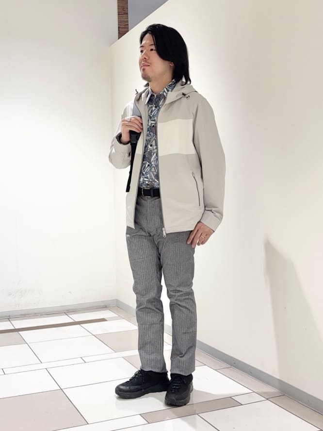 及川さんの「TAKEO KIKUCHI｜【KAJIF】フード ブルゾン」を使ったコーディネート
