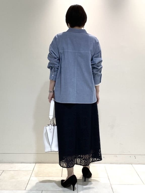 フミさんの「Reflect｜【羽織にも◎】ダンガリーシャツ」を使ったコーディネート