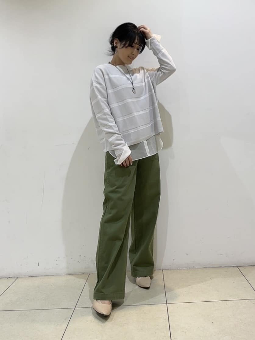 watanabeさんの「UNTITLED｜◆【洗える/Tシャツ】シャツディテールレイヤードプルオーバー」を使ったコーディネート
