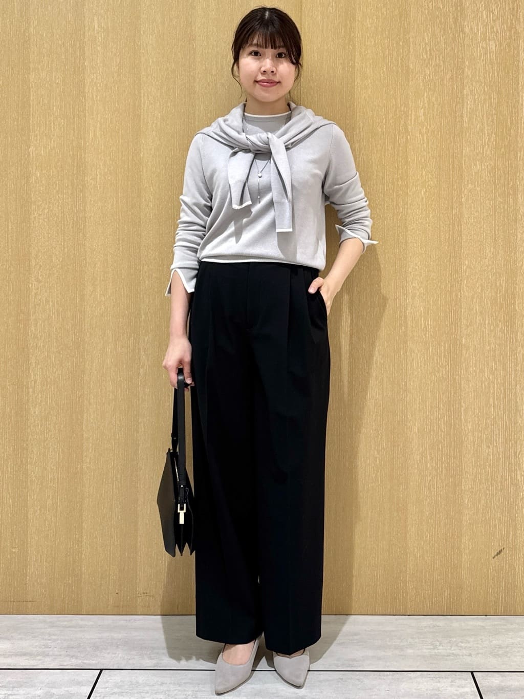 nanaさんの「UNTITLED｜【アンサンブル可/洗える】ウォームスパン カーディガン」を使ったコーディネート