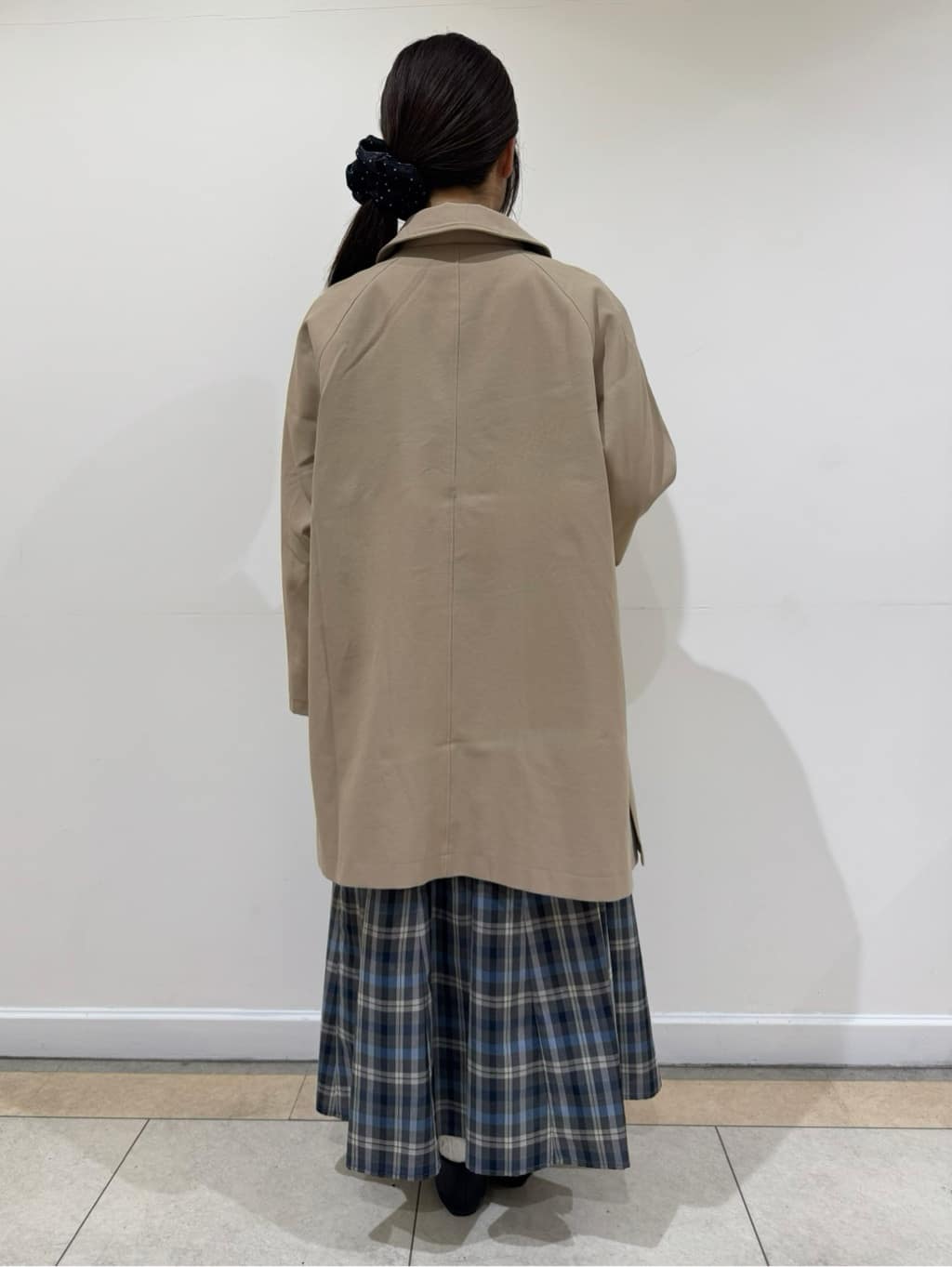 haruさんの「Dessin｜【花粉ガード/撥水加工/洗える】ステンカラースプリングコート」を使ったコーディネート
