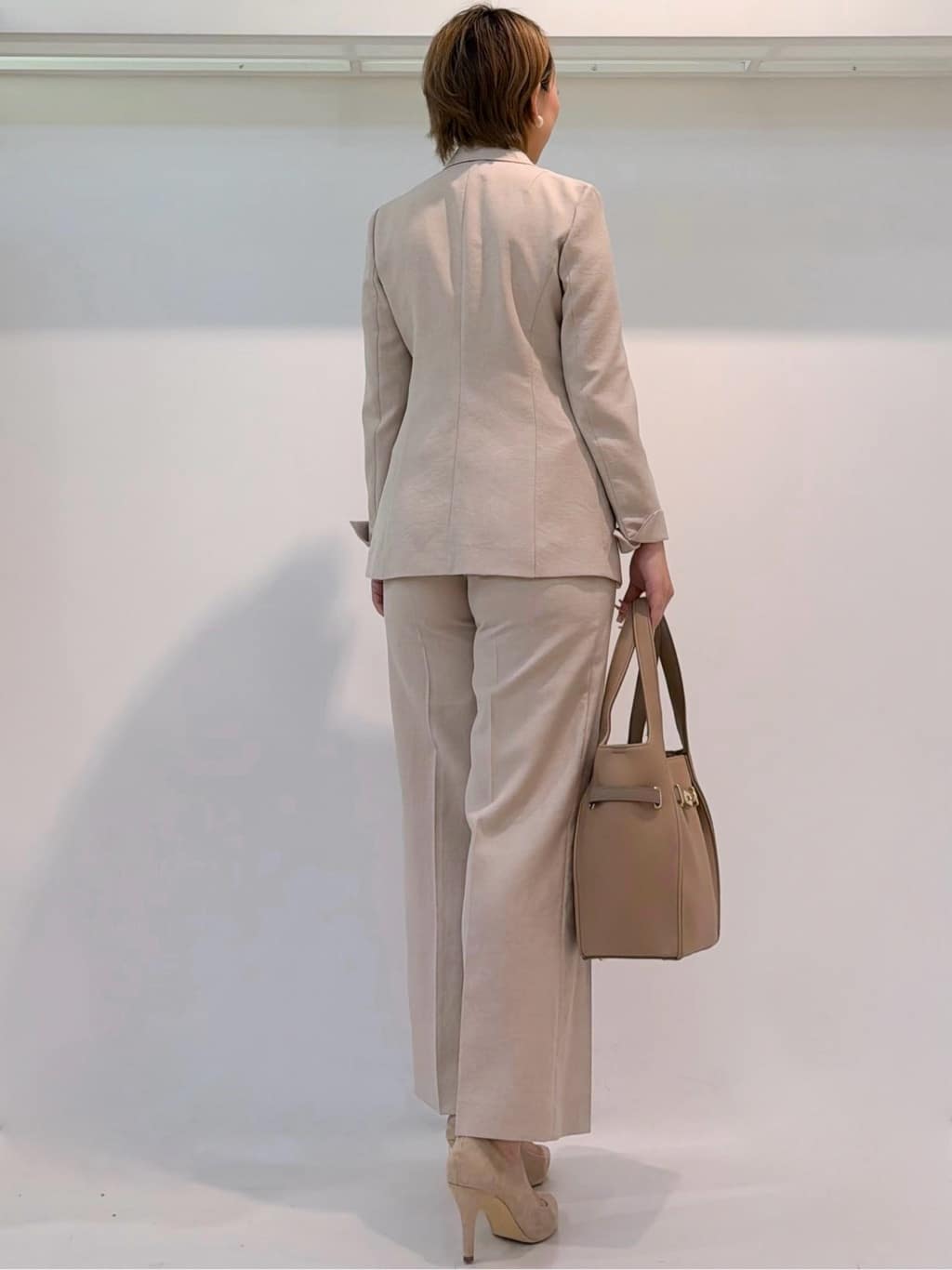 chiiさんの「COUP DE CHANCE｜【手洗い可/日本製】ダブルジャケット」を使ったコーディネート