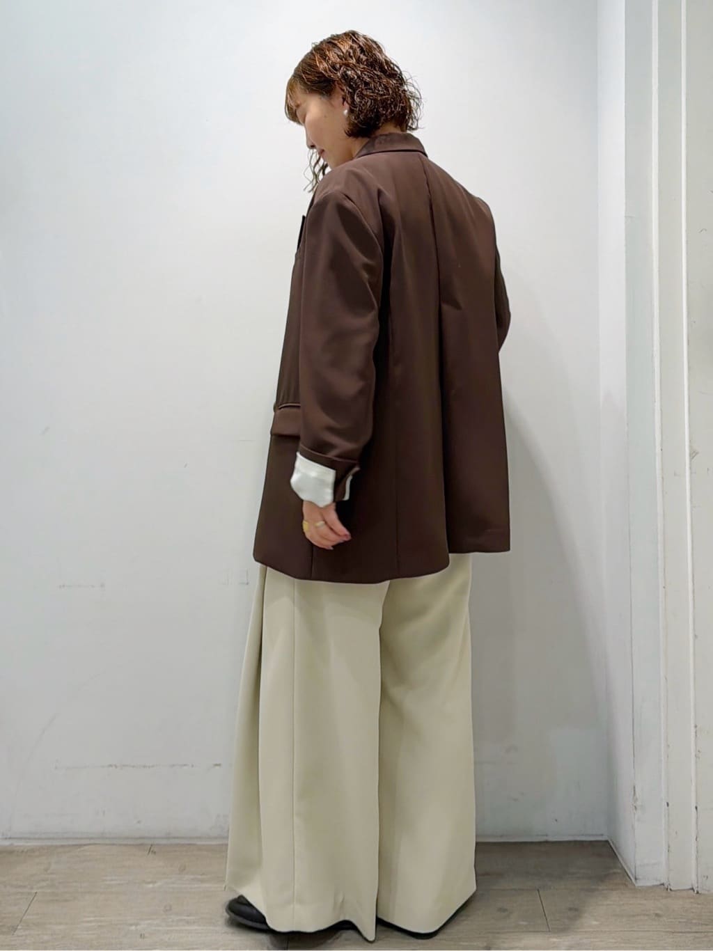 sumicaさんの「OPAQUE.CLIP｜【es】ダブルブレストテーラードジャケット/セットアップ対応可【洗える】」を使ったコーディネート