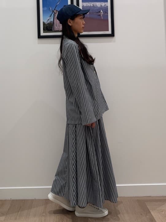 NOZOMIさんの「Dessin｜【洗える】ボートネックリブニット」を使ったコーディネート