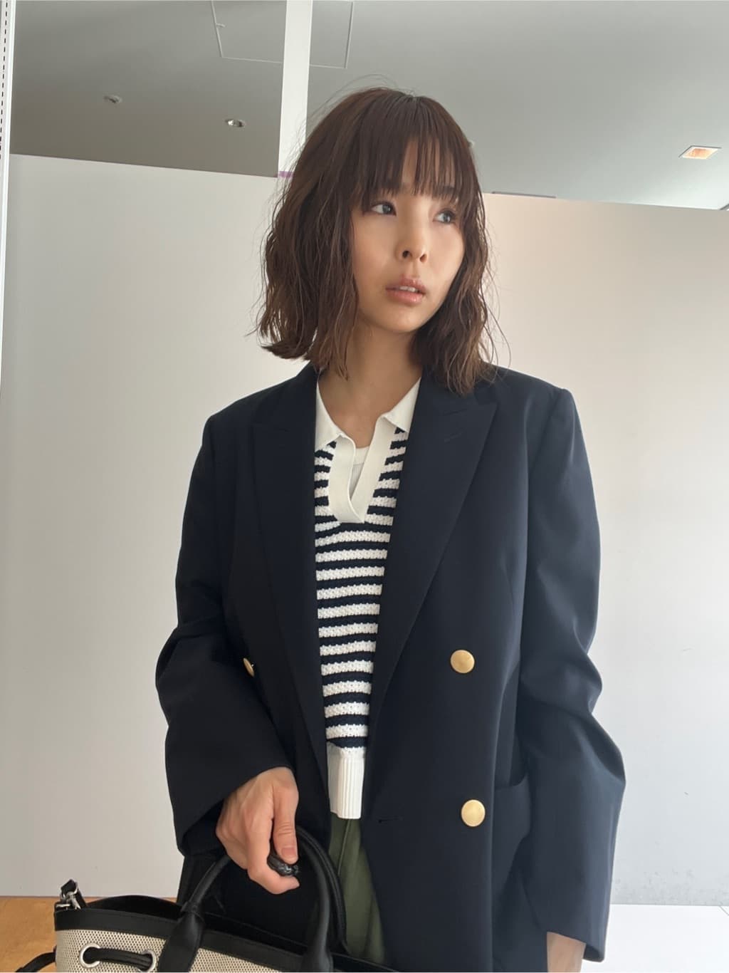 misaさんの「DRESSTERIOR｜コンフォート ダブルブレザー」を使ったコーディネート