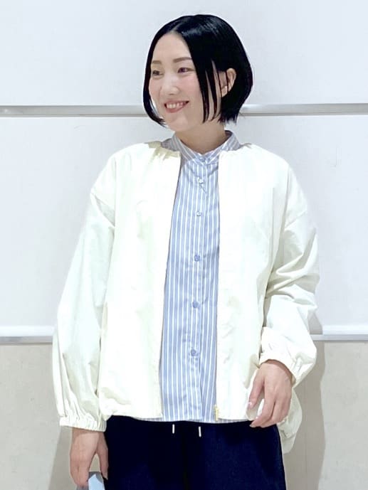 eriko さんの「Dessin｜【洗える】コットンナイロンバルーンヘムブルゾン」を使ったコーディネート