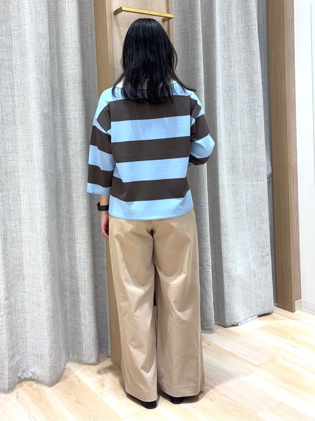 miraiさんの「grove｜【UVカット】ラガークロップドプルオーバー」を使ったコーディネート