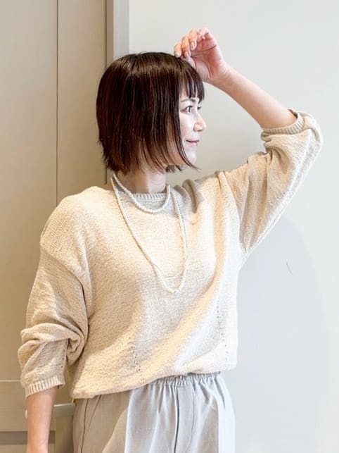 yamakoさんの「grove｜高評価！【カセット服】リネンライクソフトフレアパンツ」を使ったコーディネート