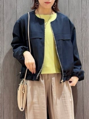 meiさんの「SHOO･LA･RUE｜【洗濯機可/S-LL】さらりと軽やか インせず着られる すっきり見えドルマンニット」を使ったコーディネート