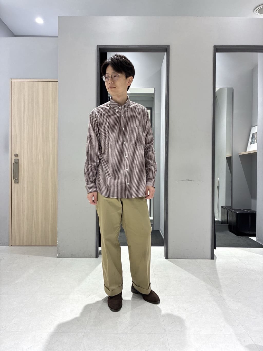 わいずみさんの「TAKEO KIKUCHI｜【ON／OFF兼用】CARREMANファブリック ノーカラージャケット」を使ったコーディネート