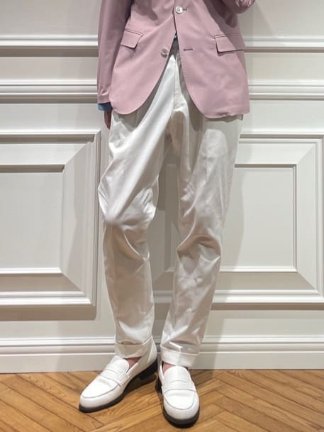 橋本さんの「DRESSTERIOR｜【セットアップ可/MonoMax4月号掲載/Safari5月号掲載】CARREMAN ストレッチジャ」を使ったコーディネート