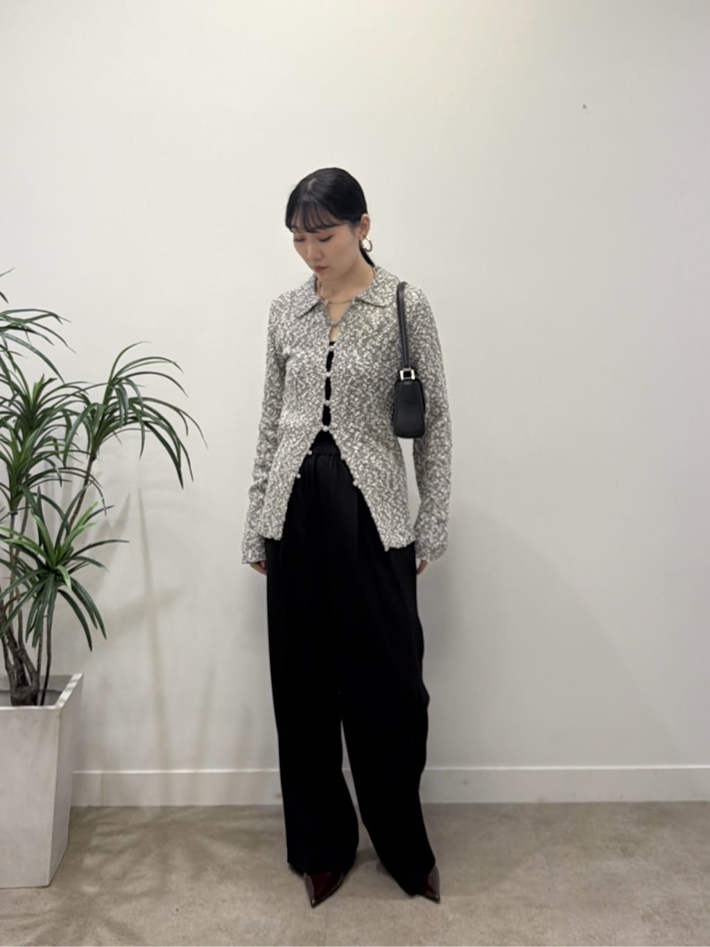 rinaさんの「INDIVI｜ブークレポロニット」を使ったコーディネート