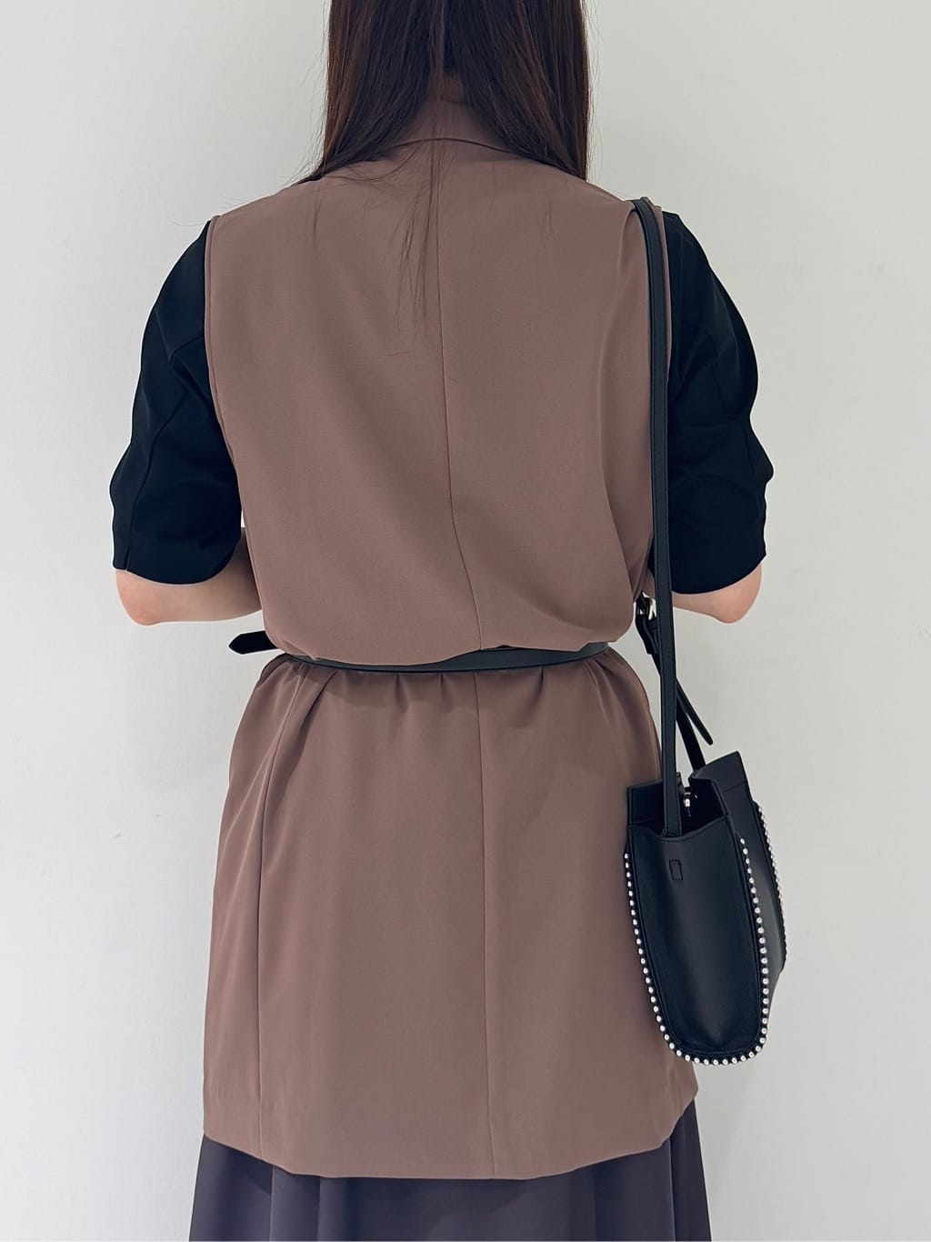 そんさんの「INDIVI｜【接触冷感／透湿／着る日傘】颯爽ジレジャケット」を使ったコーディネート
