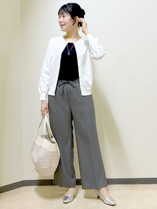  beni_gingerさんの「Reflect｜レースデザインスリーブカーディガン」を使ったコーディネート