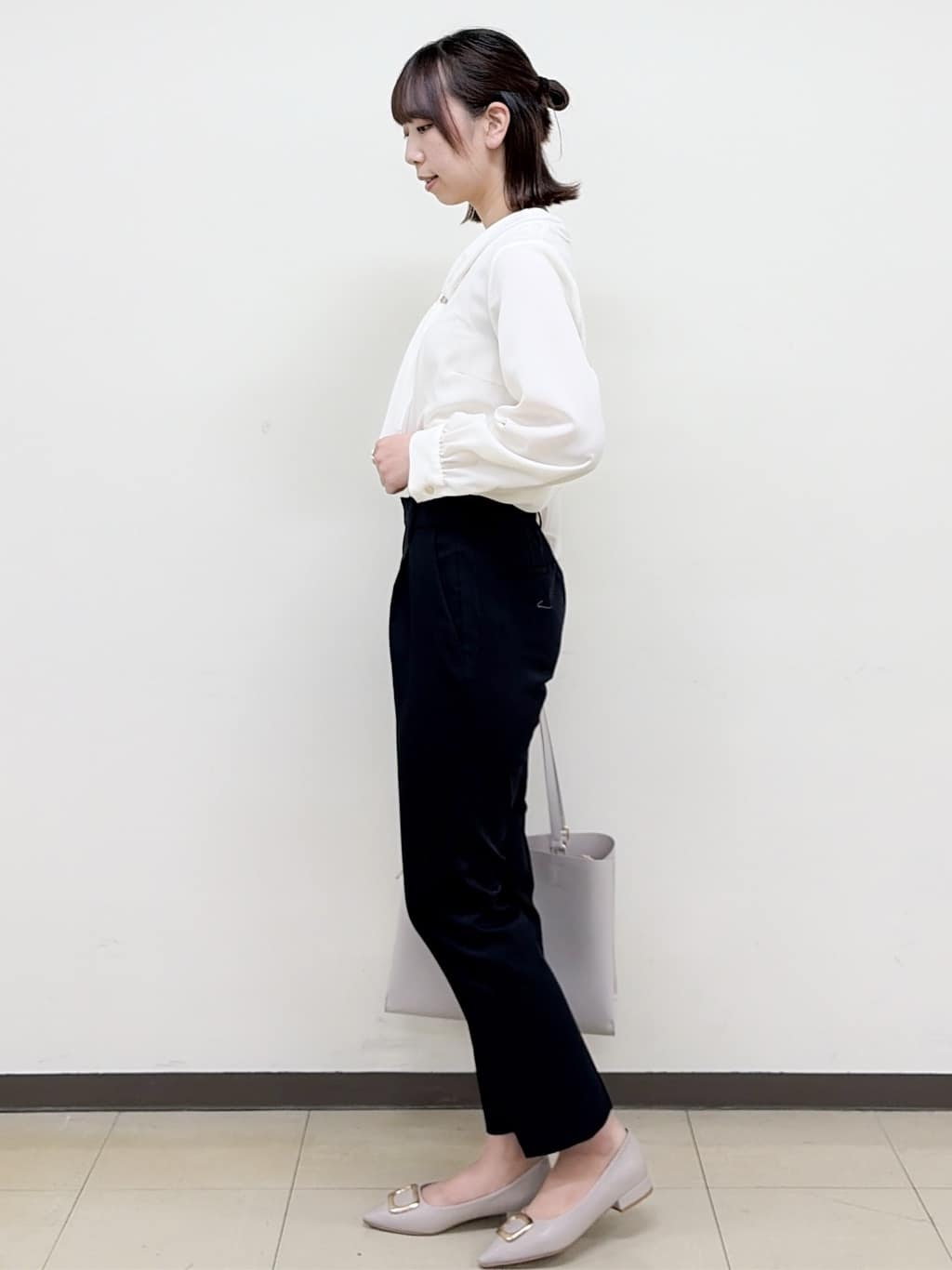 yurinaさんの「index｜【着丈選べる】Everyday！ひんやりテーパードパンツ《吸水速乾／透け防止／洗濯機OK／XS～LL」を使ったコーディネート