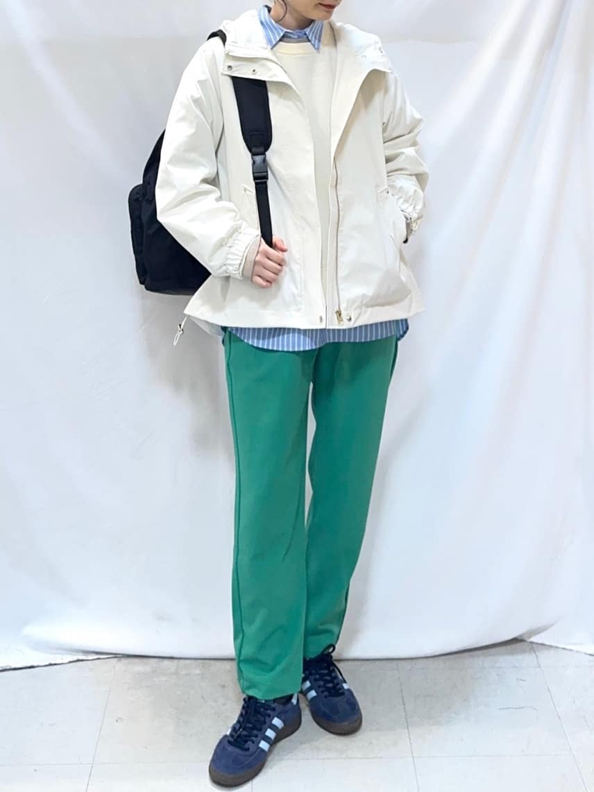 𝐇𝐢𝐫𝐨𝐦𝐢さんの「SHOO･LA･RUE｜【洗濯機可/S-LL/インしなくても着られる】1枚で決まる　レイヤード風スウェットライクニット」を使ったコーディネート