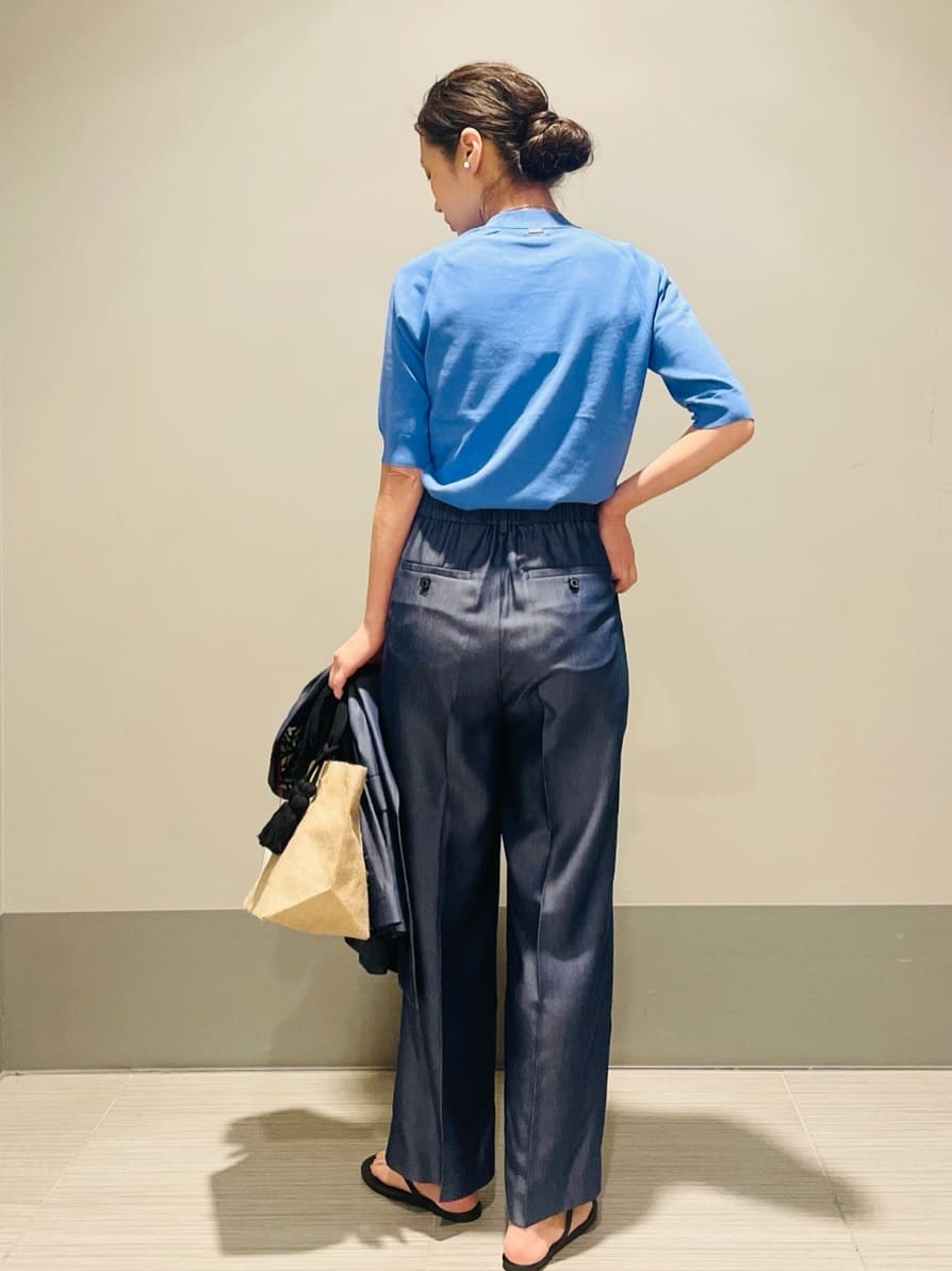 Annさんの「DRESSTERIOR｜【otonaMUSE5月号掲載/セットアップ可】テンセルデニムダブルジャケット」を使ったコーディネート