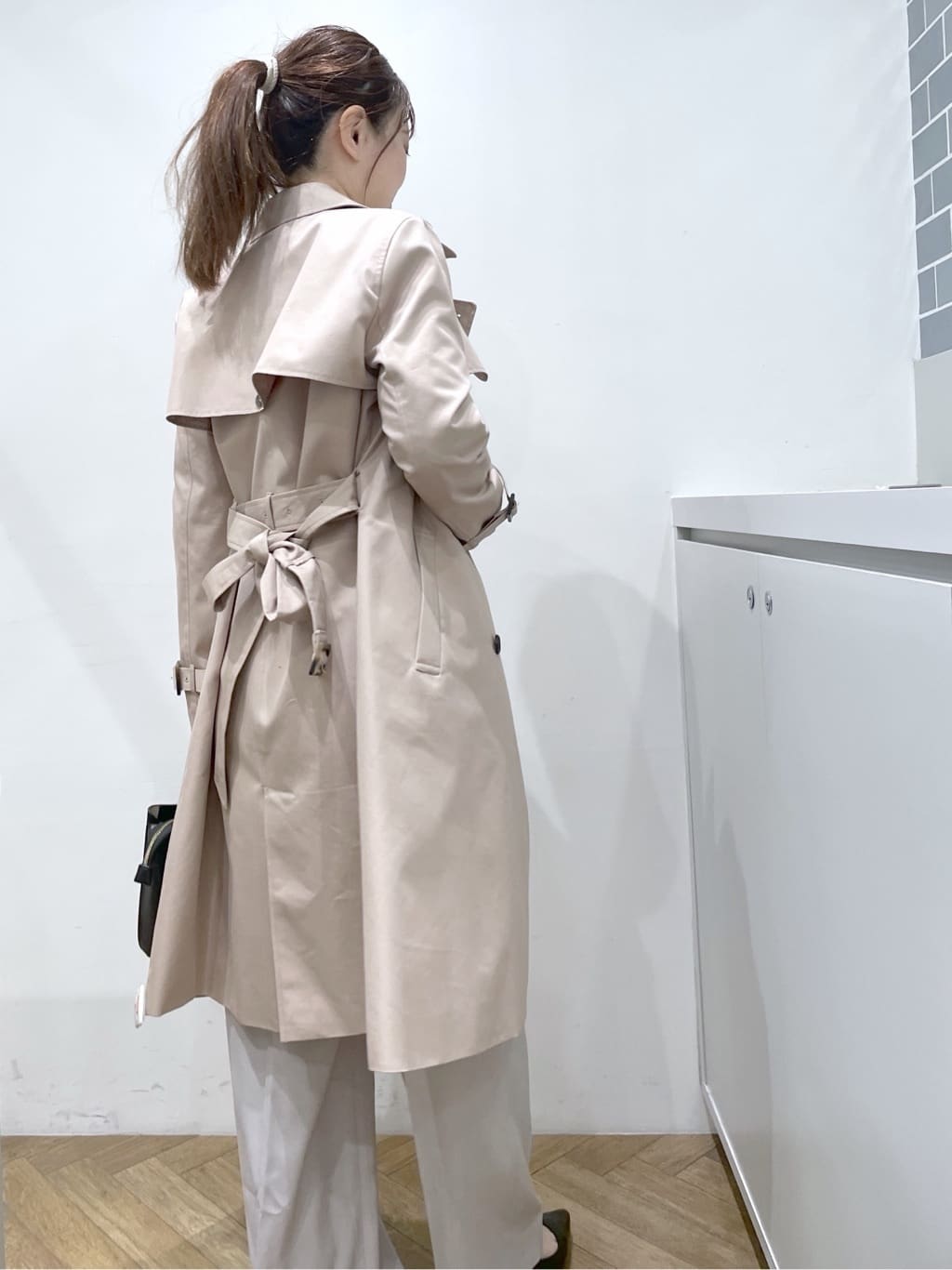 Junさんの「index｜フリルキーネックシャツ【洗濯機OK／イージーアイロン／防シワ】《XS～LL／7col》」を使ったコーディネート