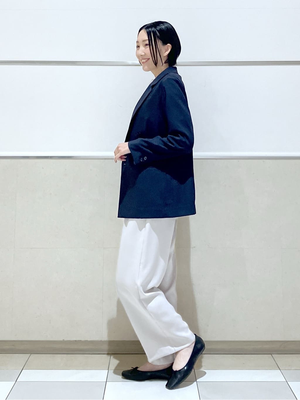 eriko さんの「Dessin｜【洗える】シアーリラックスニット」を使ったコーディネート