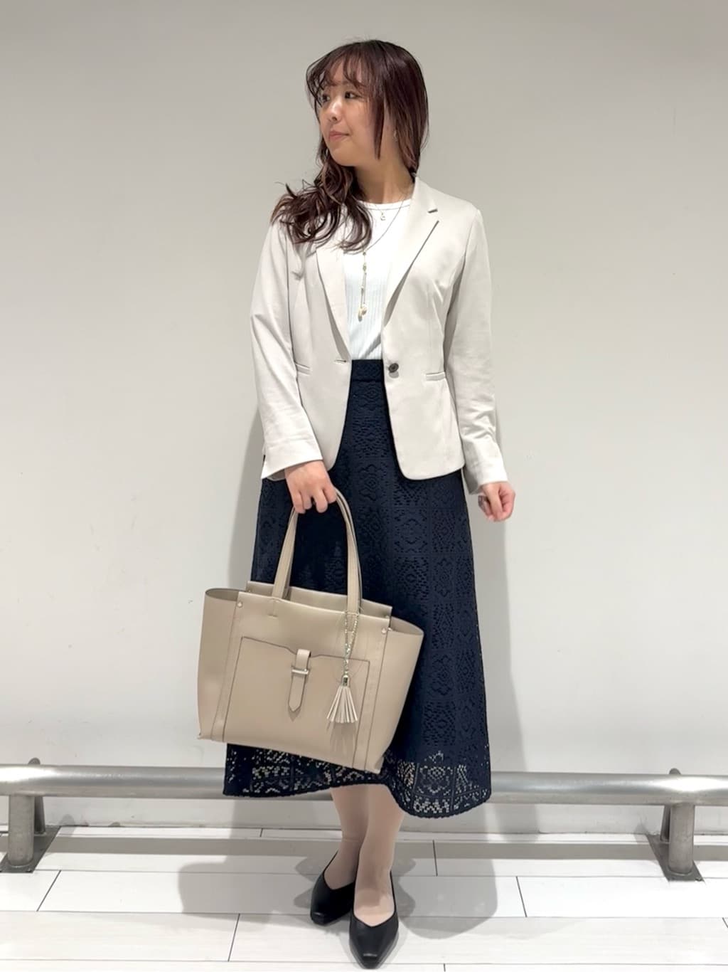Azusaさんの「Reflect｜【SS-4Lサイズ／UVカット／接触冷感】匠ジャケット／ベーシックテーラード」を使ったコーディネート