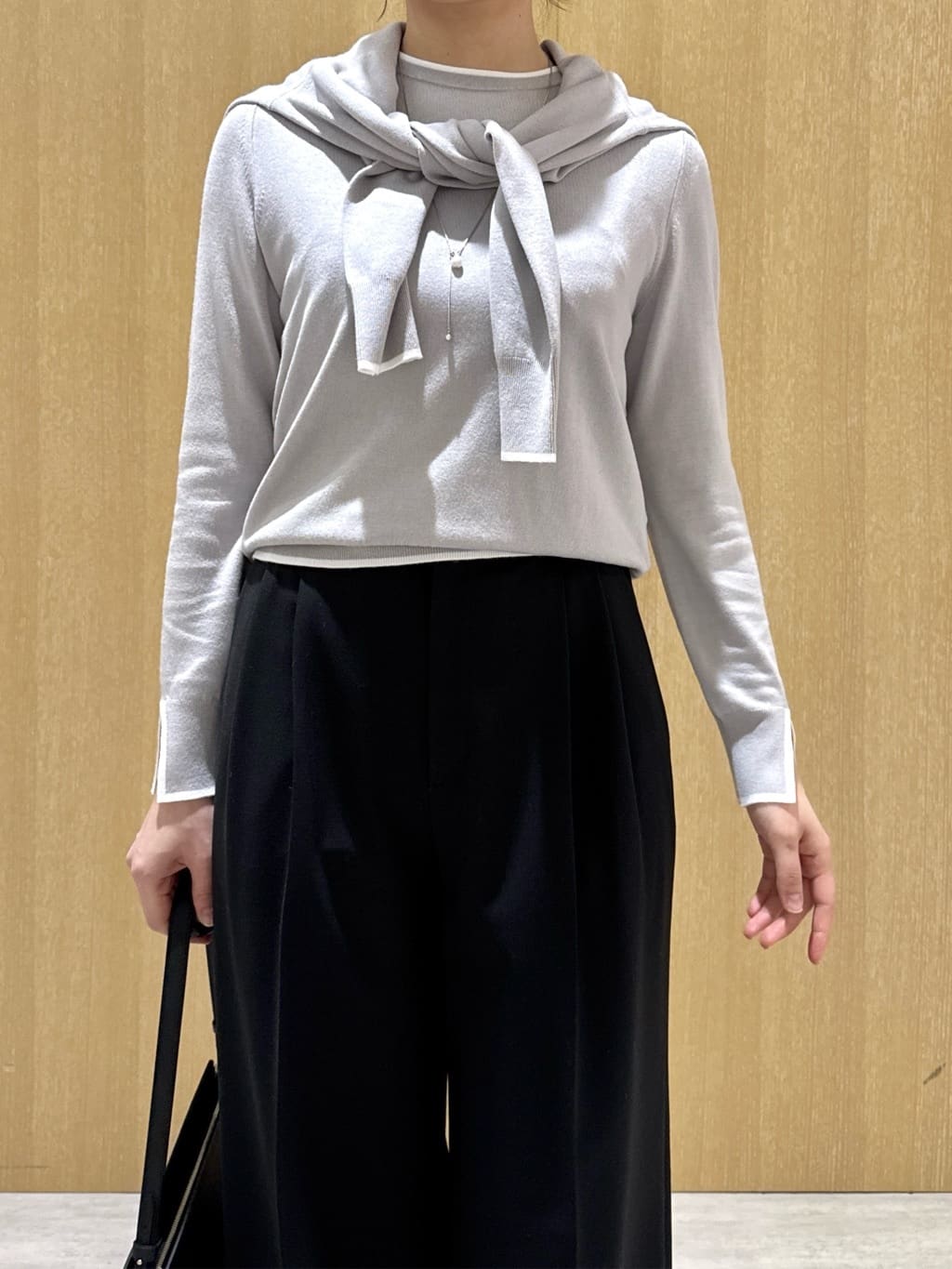 nanaさんの「UNTITLED｜【アンサンブル可/洗える】ウォームスパン カーディガン」を使ったコーディネート
