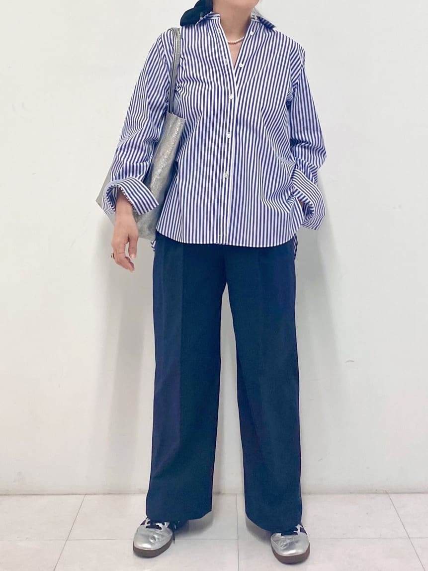Sawaguchiさんの「DRESSTERIOR｜◆【通勤/着映え/ウォッシャブル】オーバーシルエット ロンストシャツ」を使ったコーディネート