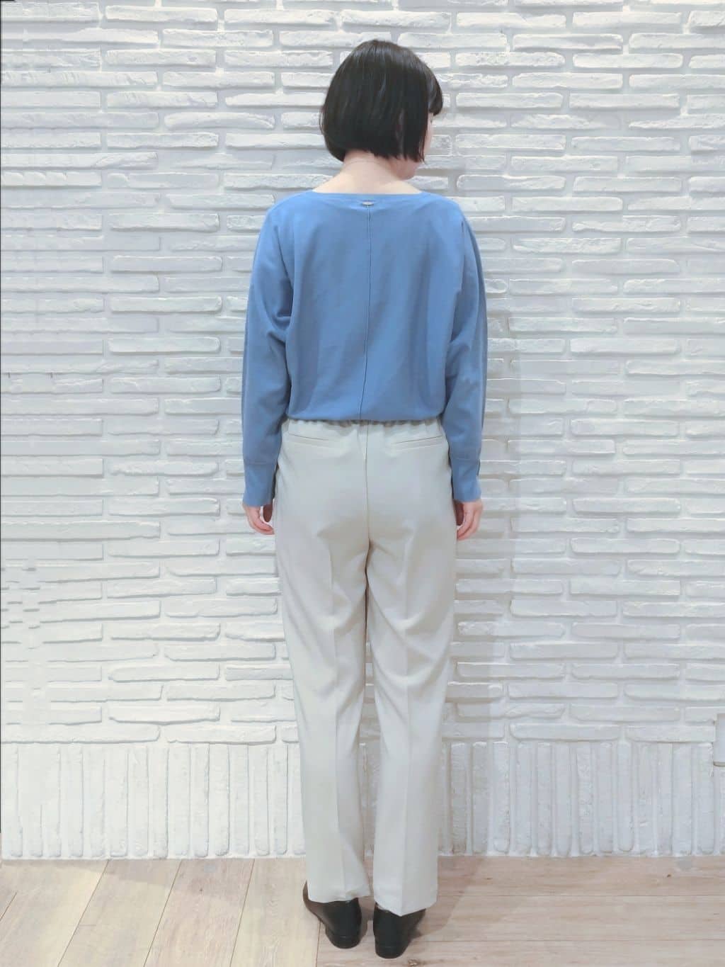 せとなさんの「index｜リラクシードルマンスリーブニット【洗濯機OK／抗ピル】」を使ったコーディネート