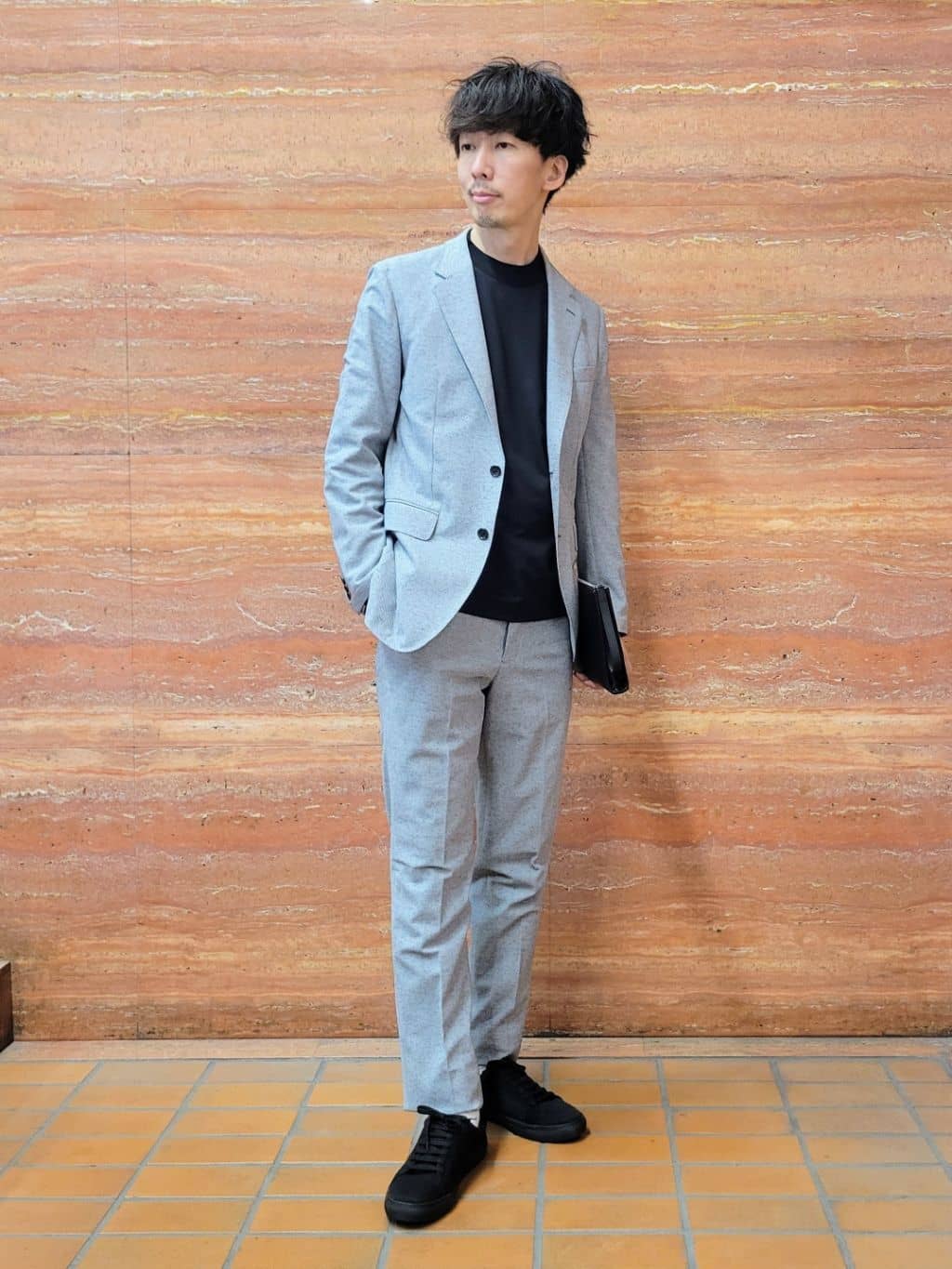 piroyaさんの「TAKEO KIKUCHI｜【抗菌防臭】CALCULO（R）ジャージ ジャケット」を使ったコーディネート