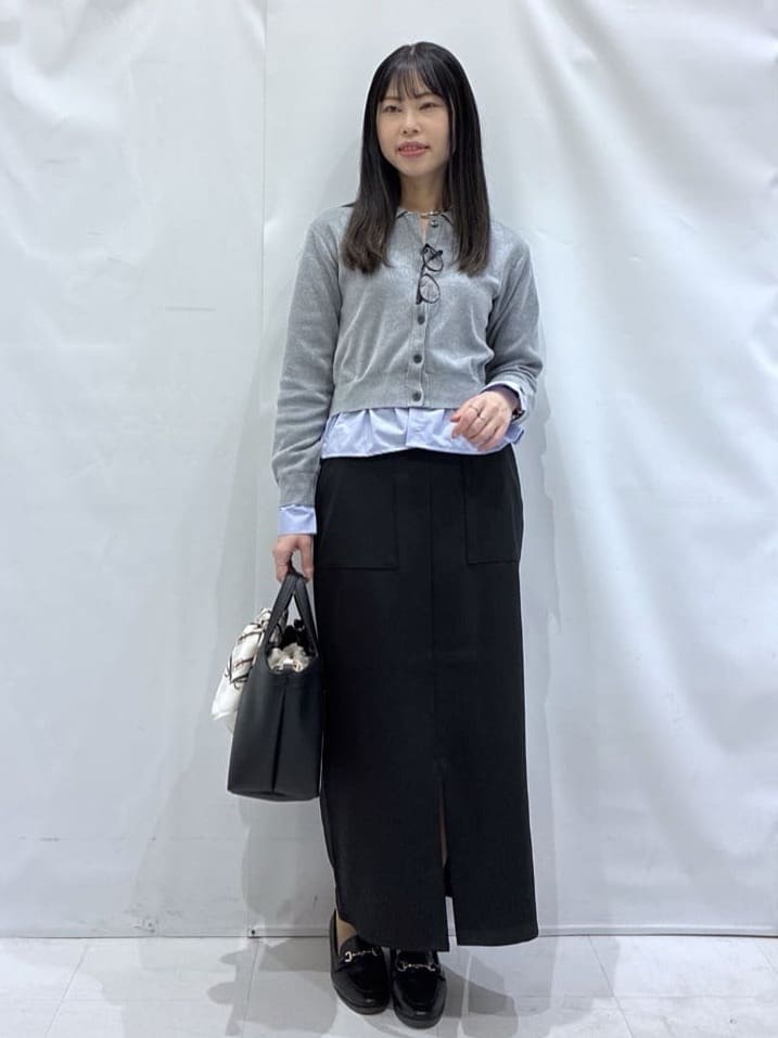 komaさんの「OPAQUE.CLIP｜ポロ衿シャツドッキングニット【洗濯機OK】」を使ったコーディネート