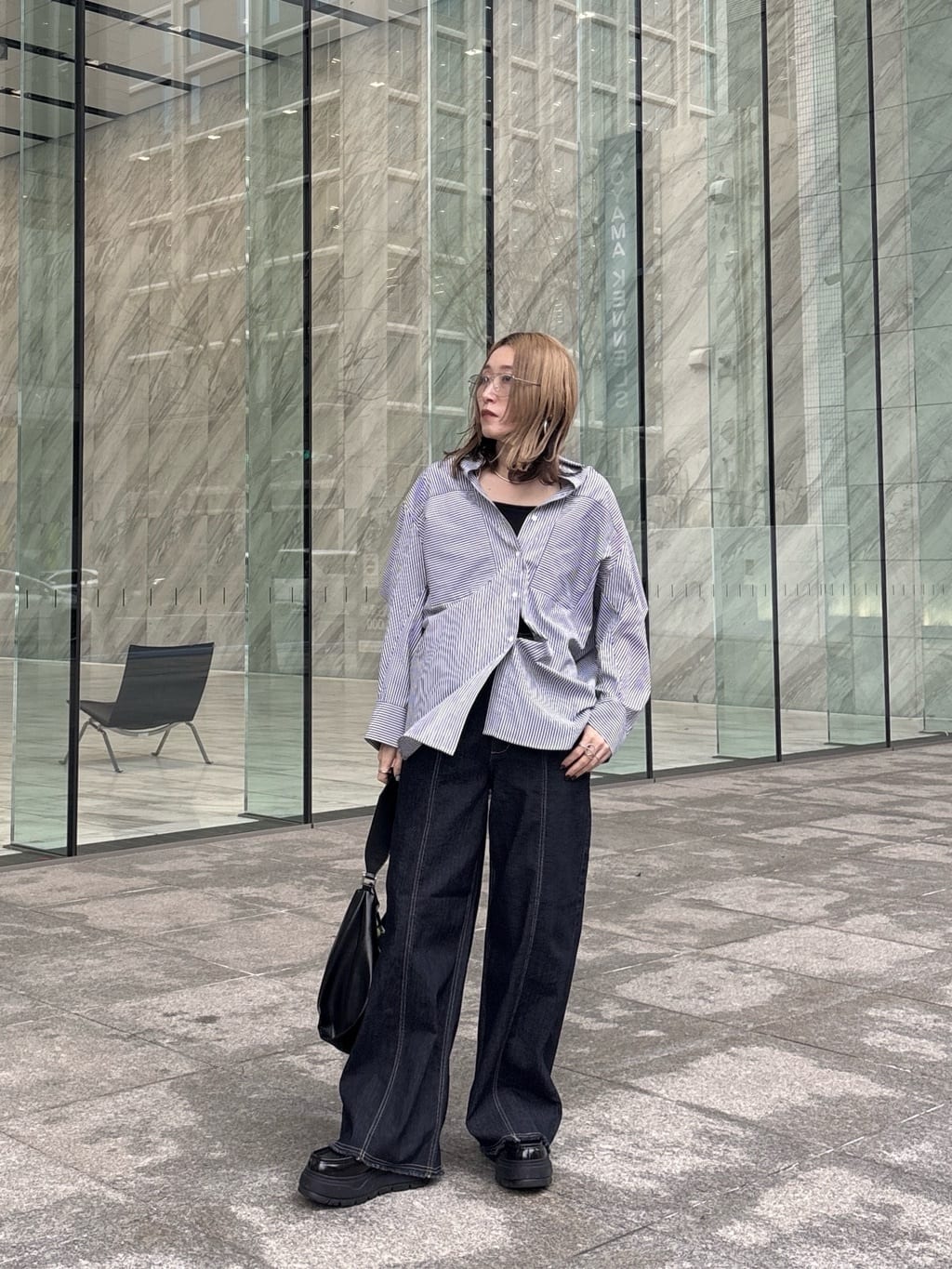 kotakiさんの「INDIVI｜Timeless｜ビッグポケットフォルムシャツ【接触冷感】」を使ったコーディネート