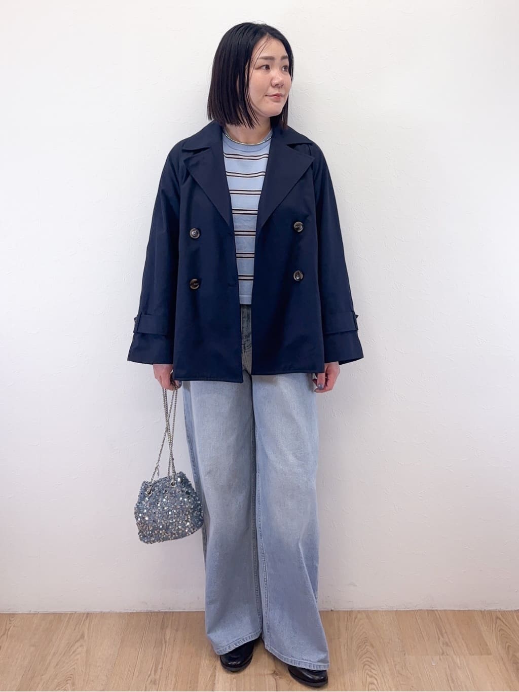 Takeさんの「OPAQUE.CLIP｜ミドルトレンチコート【洗濯機OK】」を使ったコーディネート