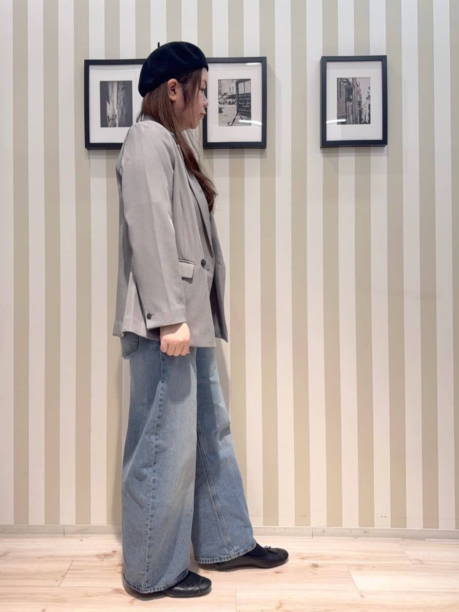 MIYUKIさんの「SHOO･LA･RUE｜ベーシック テレコクルーネックインナー」を使ったコーディネート
