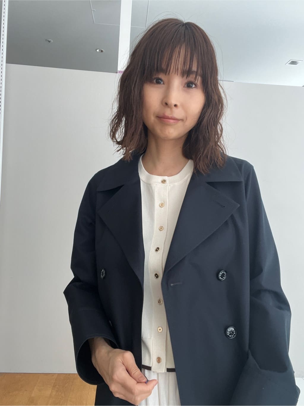 misaさんの「DRESSTERIOR｜【UVカット/ウォッシャブル】クールタッチ ニットカーディガン」を使ったコーディネート