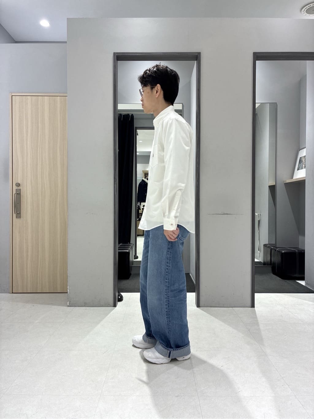 わいずみさんの「TAKEO KIKUCHI｜【洗える】カラースプリングニット」を使ったコーディネート